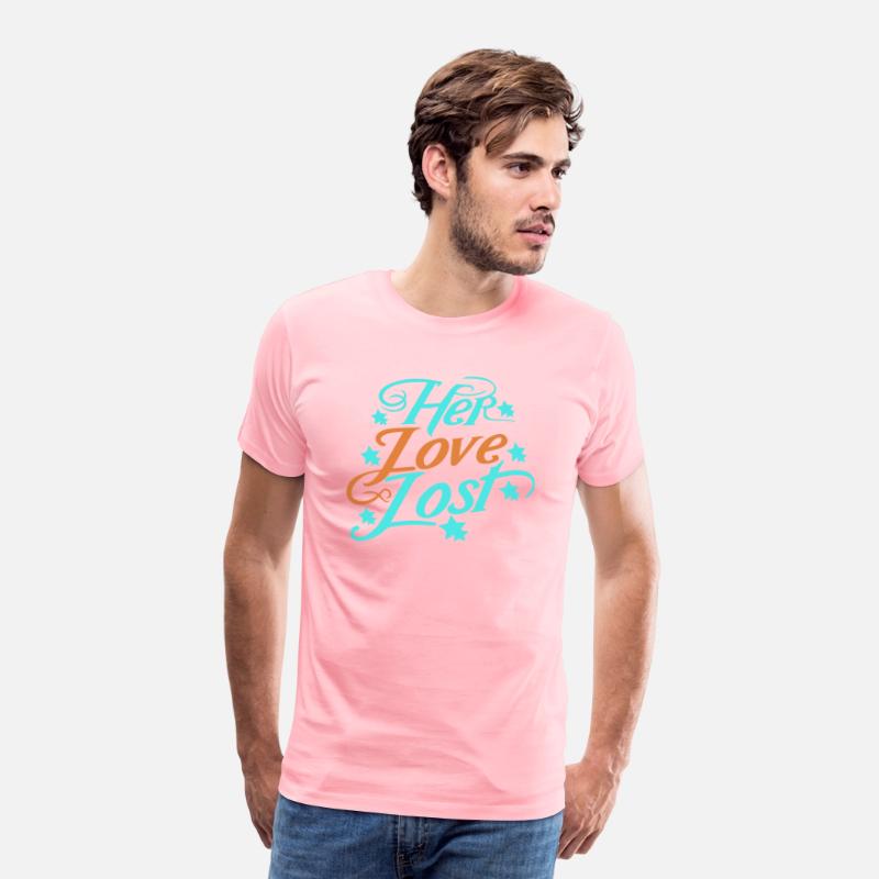 typography T-shirt design Her Love, Lost