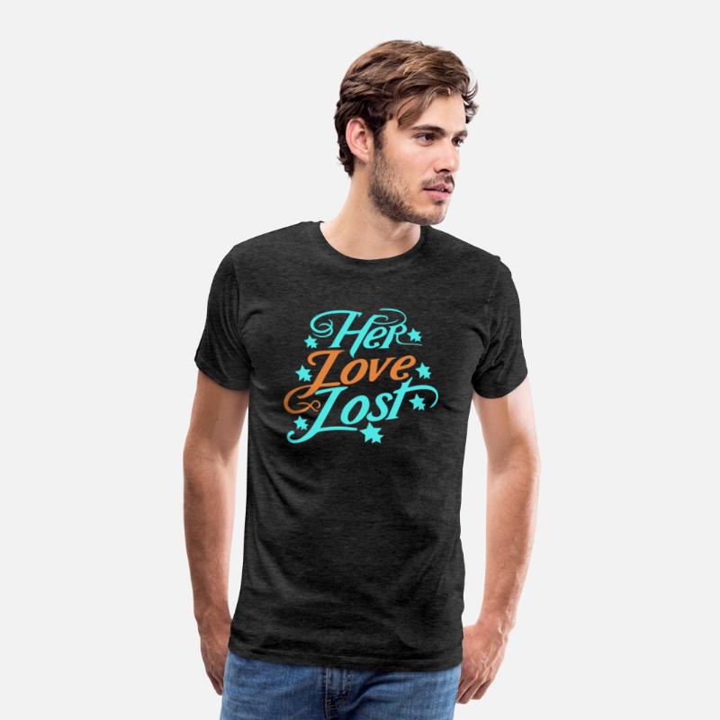 typography T-shirt design Her Love, Lost