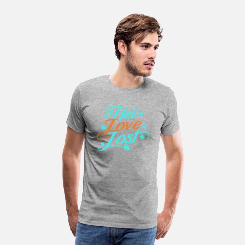 typography T-shirt design Her Love, Lost