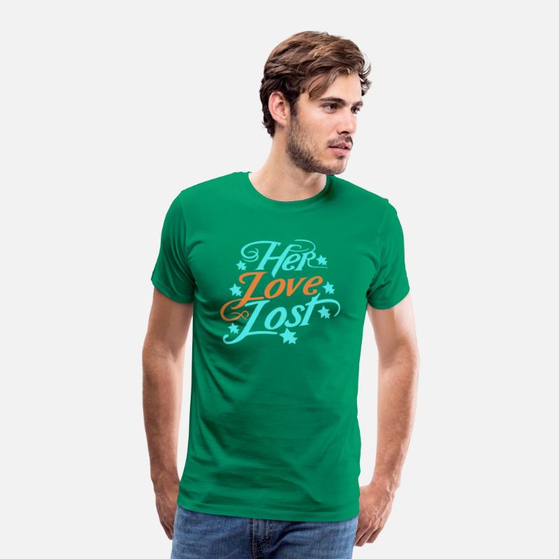 typography T-shirt design Her Love, Lost