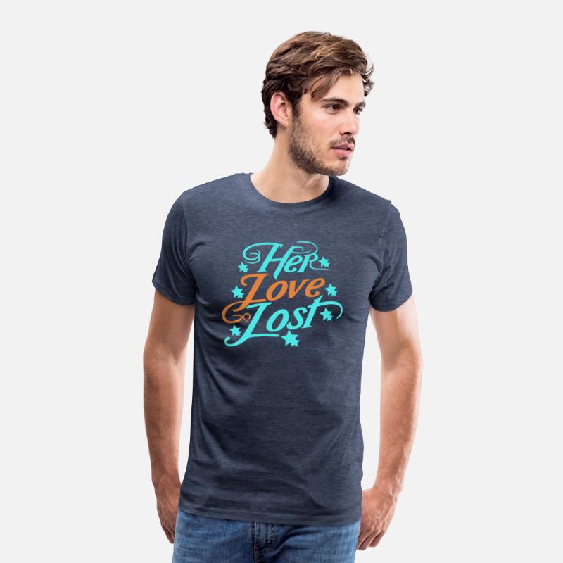 typography T-shirt design Her Love, Lost