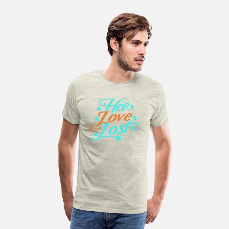 typography T-shirt design Her Love, Lost