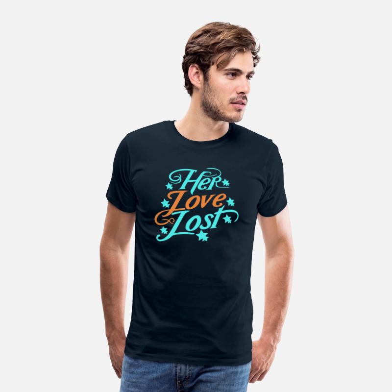 typography T-shirt design Her Love, Lost