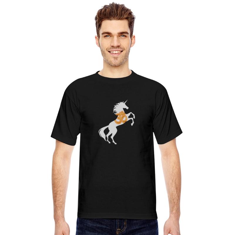 Unicorn Om Symbol T-Shirt Sacred Sound Magical