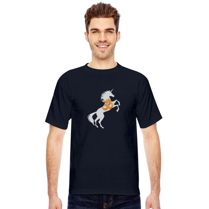 Unicorn Om Symbol T-Shirt Sacred Sound Magical