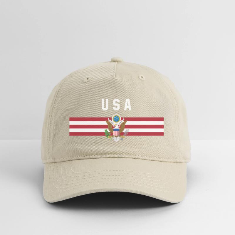 USA - flag and coat of arms