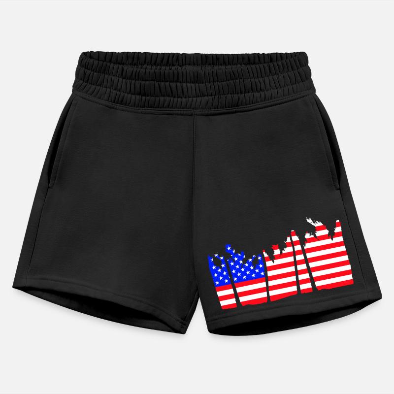 Usa Flag Palm Trees Stars And Stripes America Cool