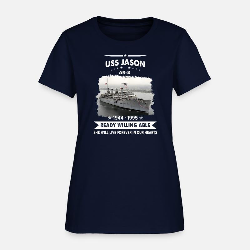 USS jason AR-8 1944-1995 Ready Willing Able She Wi