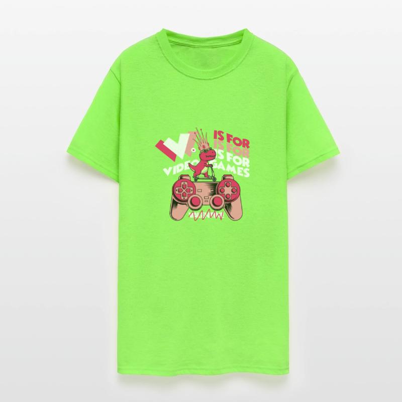 V Is For Video Games Anti-Valentine's Day T-Rex