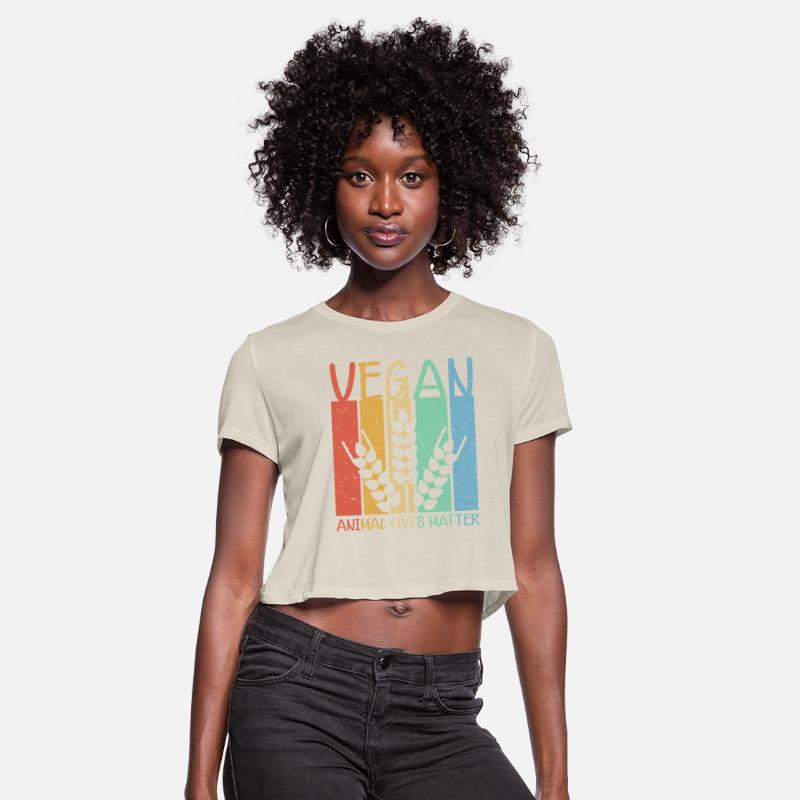 Vegan Animal Lives Matter Retro Design