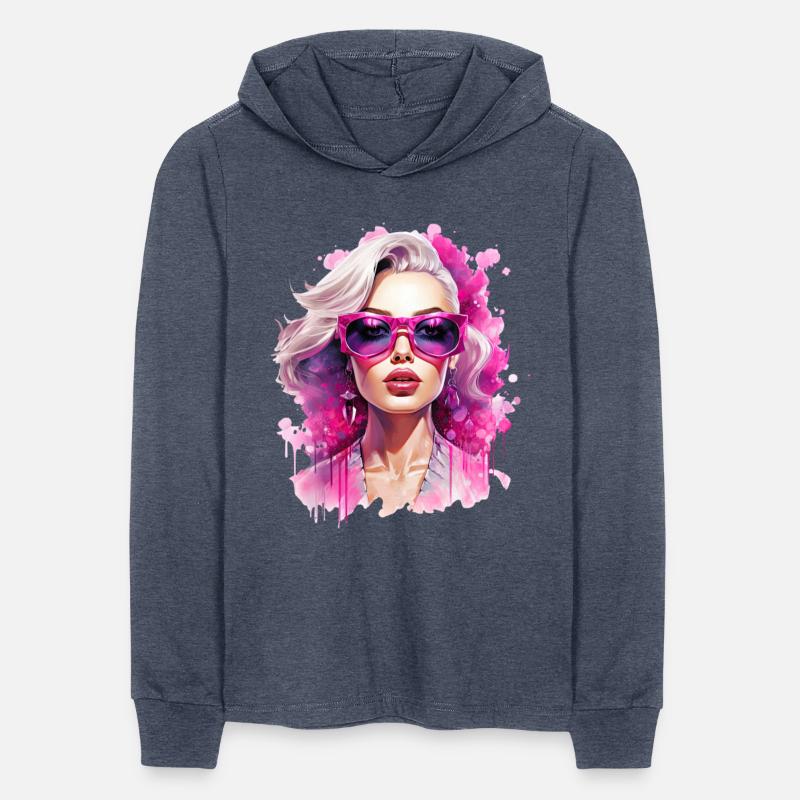 Vibrant Femme with Pink Sunglasses