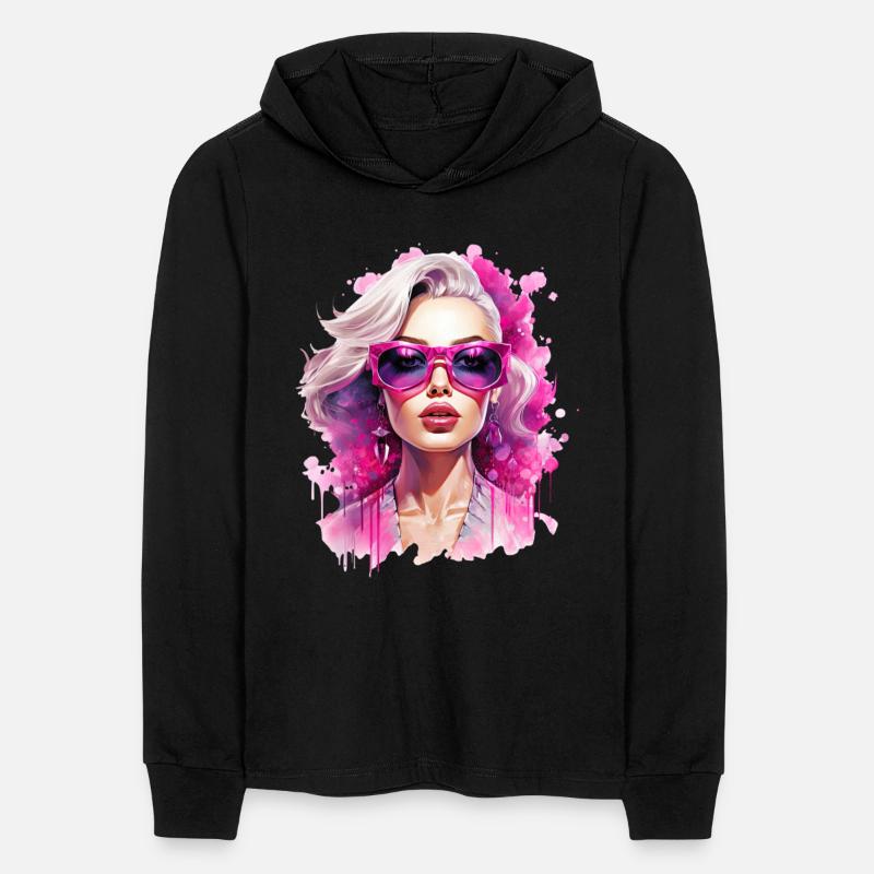 Vibrant Femme with Pink Sunglasses