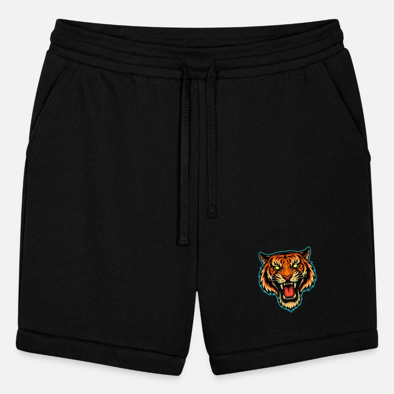 Vibrant Roaring Tiger Illustration