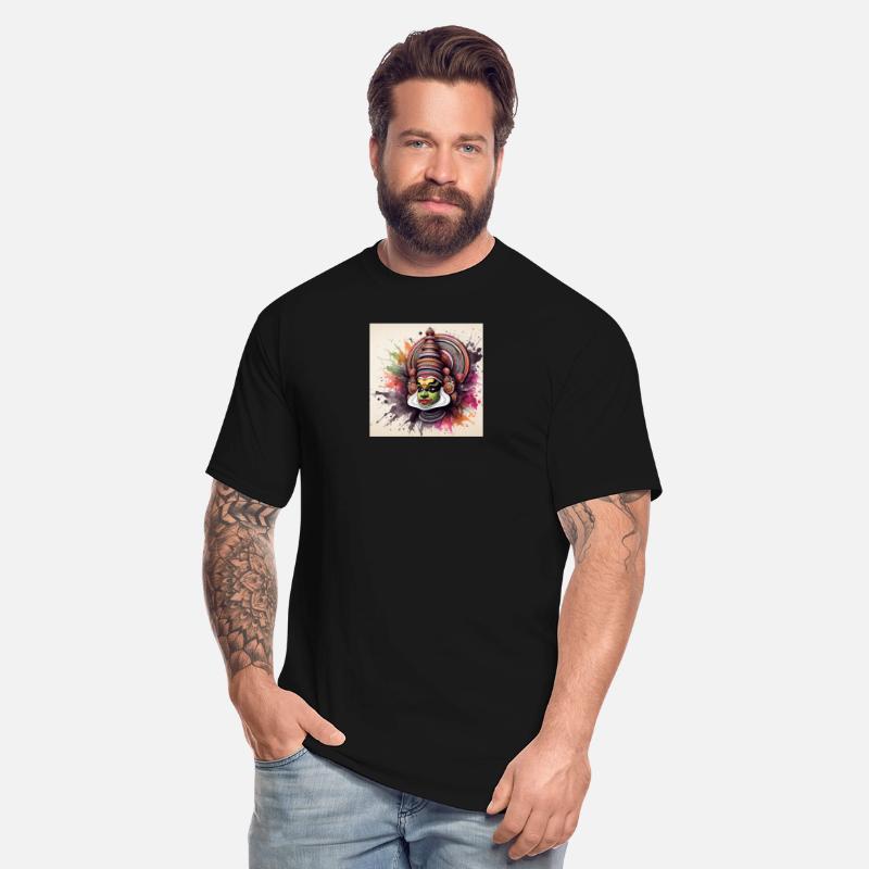 Vibrant Traditional Mask Illustration