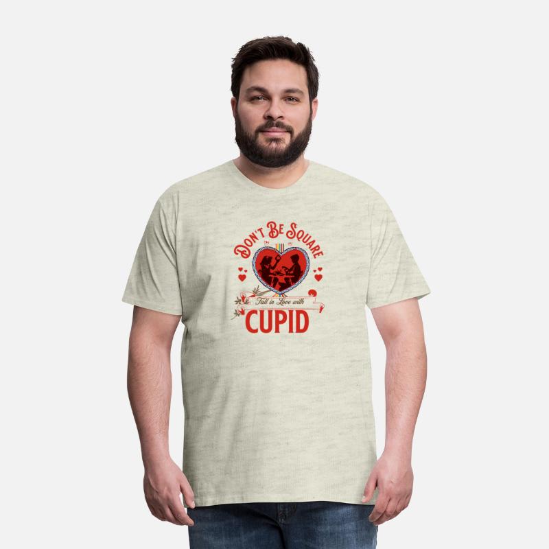 Vintage Dont Be Square Cupid Love Art
