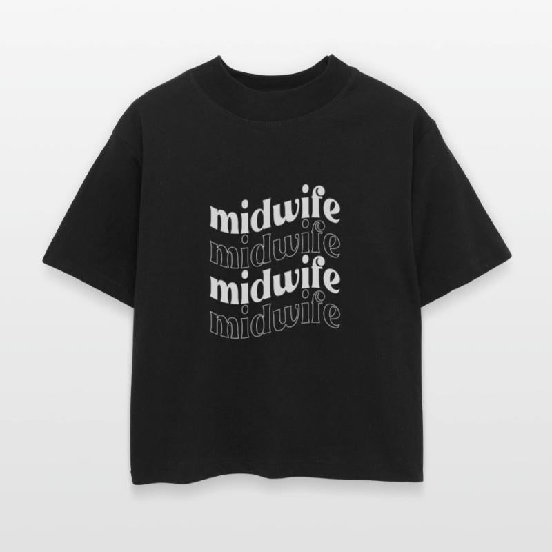 Vintage Labor And Deliver Birth Worker Midwife