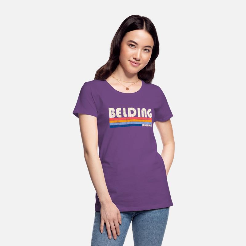 Vintage Retro 70S 80S Style Hometown Of Belding