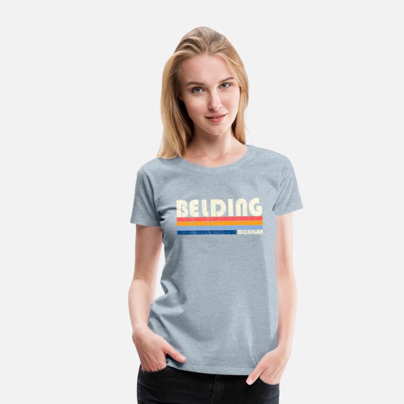 Vintage Retro 70S 80S Style Hometown Of Belding