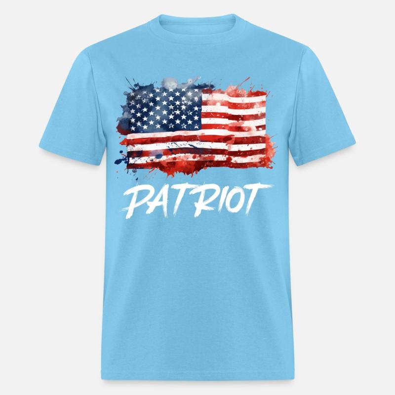 Watercolor American Flag Inspirational Design