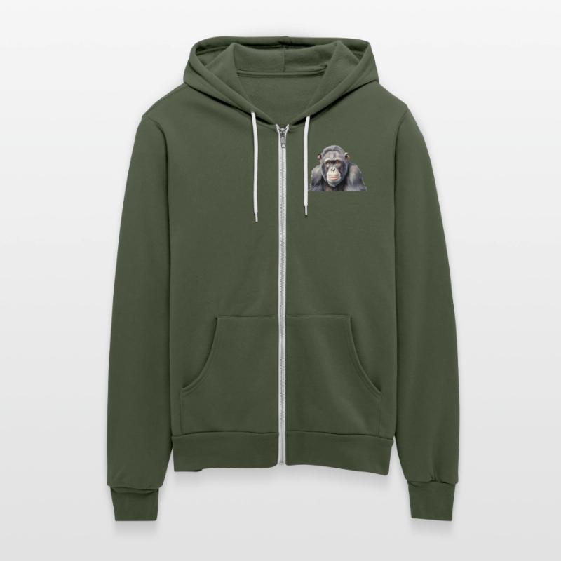 Watercolor chimpanzee monkey painting art