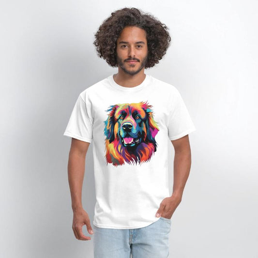 Watercolor Colorful Leonberger