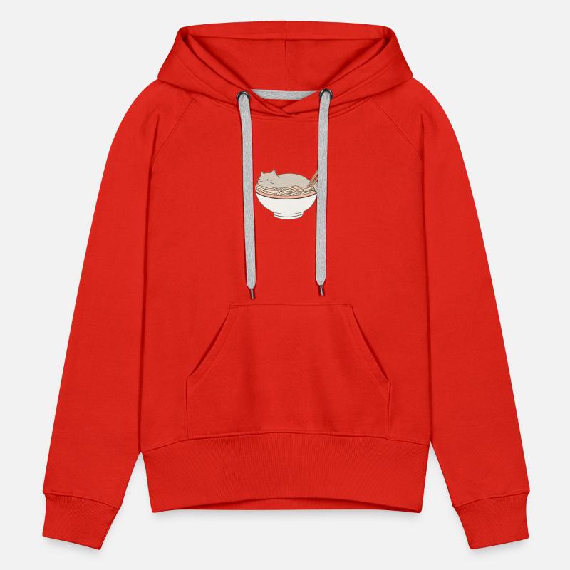 Whimsical Cat Napping in Ramen Bowl