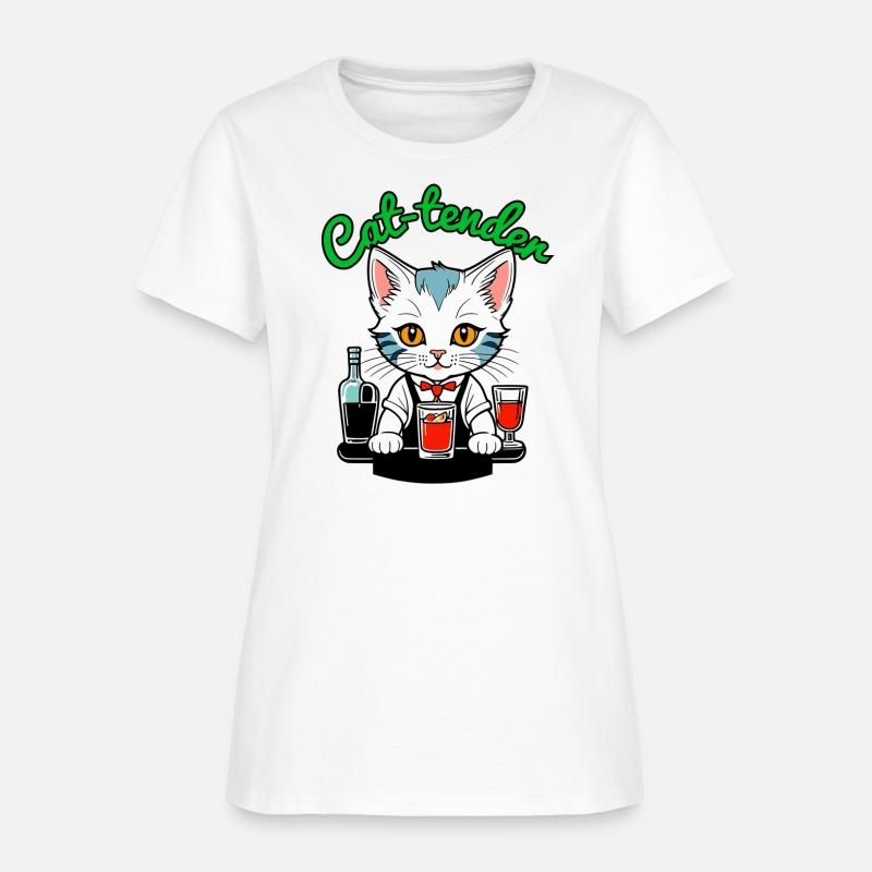 Whimsical Design for Cat and Cocktail Lovers