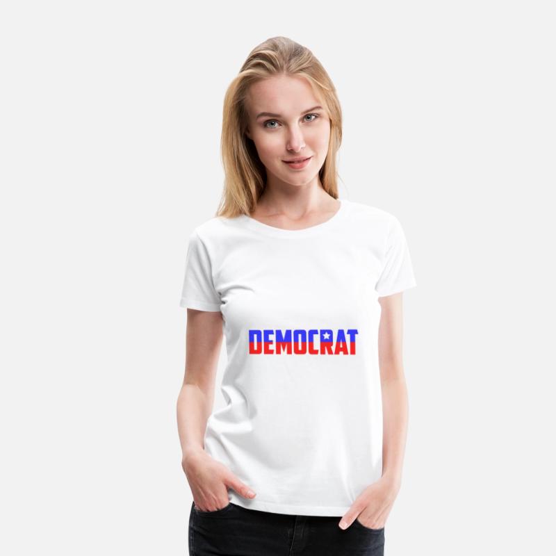 White Straight Democrat Female Queen Funny Democra