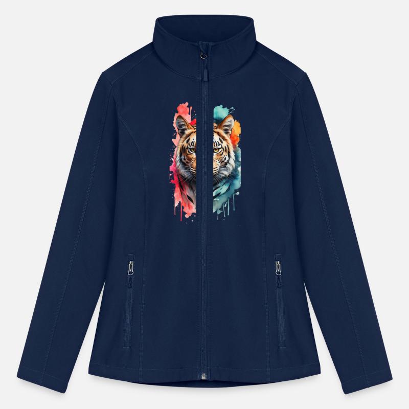 Wild Splendor: Colorful Leopard Face