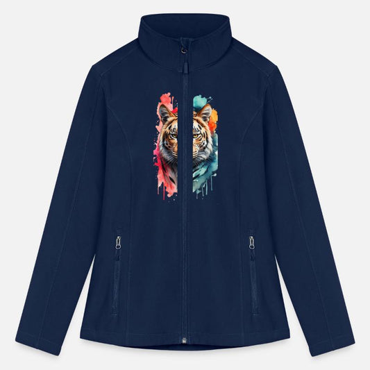 Wild Splendor: Colorful Leopard Face