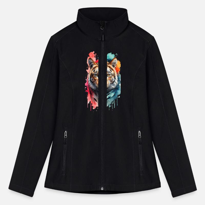 Wild Splendor: Colorful Leopard Face