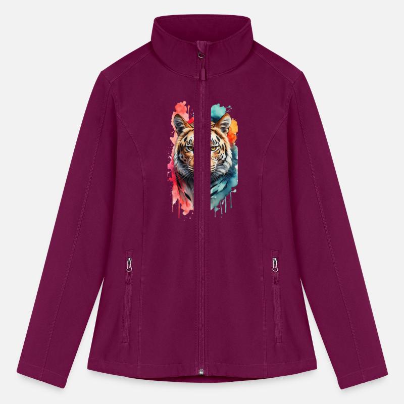 Wild Splendor: Colorful Leopard Face