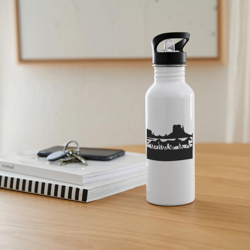 wildlife stencils Wild horses running in the wild