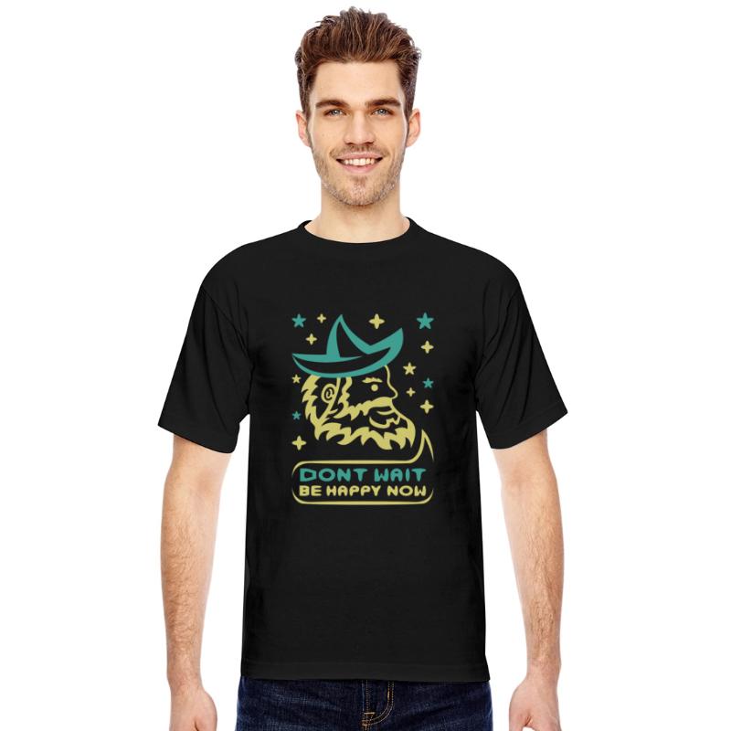 Wise friendly Man Say Dont Wait Be Happy Now