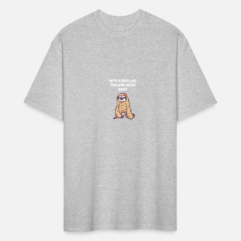 With This Body Who Needs Hair Funny Bald Guy Humor