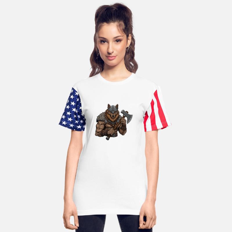 Wolf Viking with axe