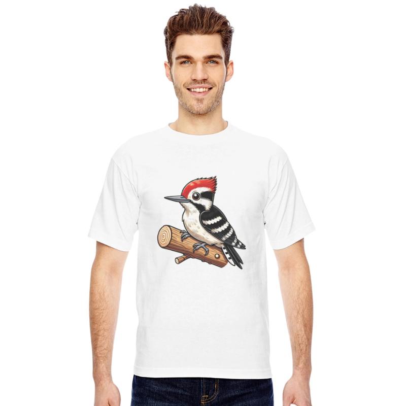 Woodpecker Cute Bird Illustration Nature Lover