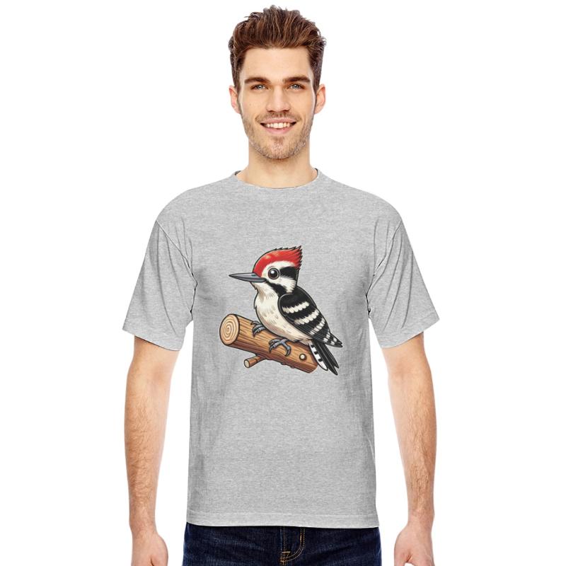 Woodpecker Cute Bird Illustration Nature Lover