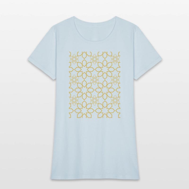 Yellow Gold Geometric T-Shirt