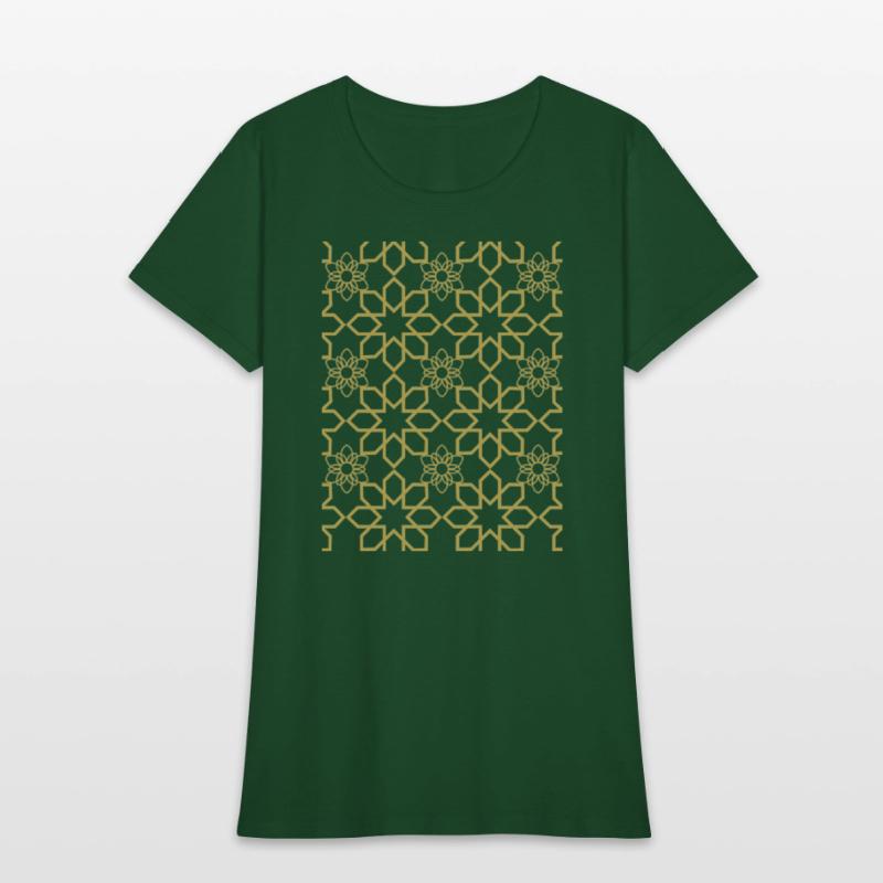 Yellow Gold Geometric T-Shirt