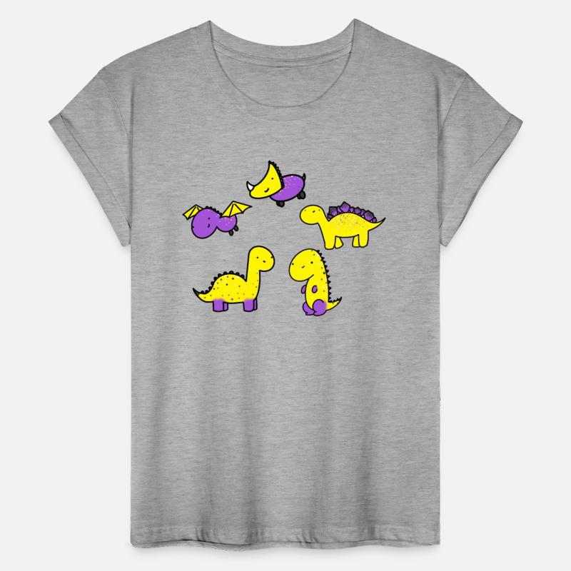 Yellow Purple Dinosaurs