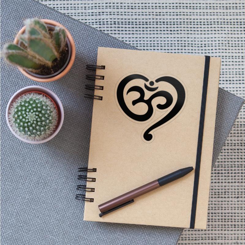 Yoga Heart OM Symbol Love Spirituality Buddhism