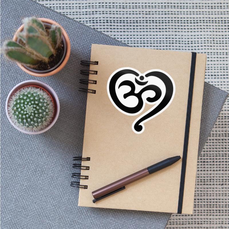 Yoga Heart OM Symbol Love Spirituality Buddhism